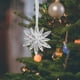 thumbnail image 5 of Adornos navideños, adornos navideños, regalos navideños, copo de nieve transparente de acrílico, pentáculo, estrella, barra de hielo, árbol de Navidad, copo de nieve, decoración, colgante, acrílico, á, 5 of 6
