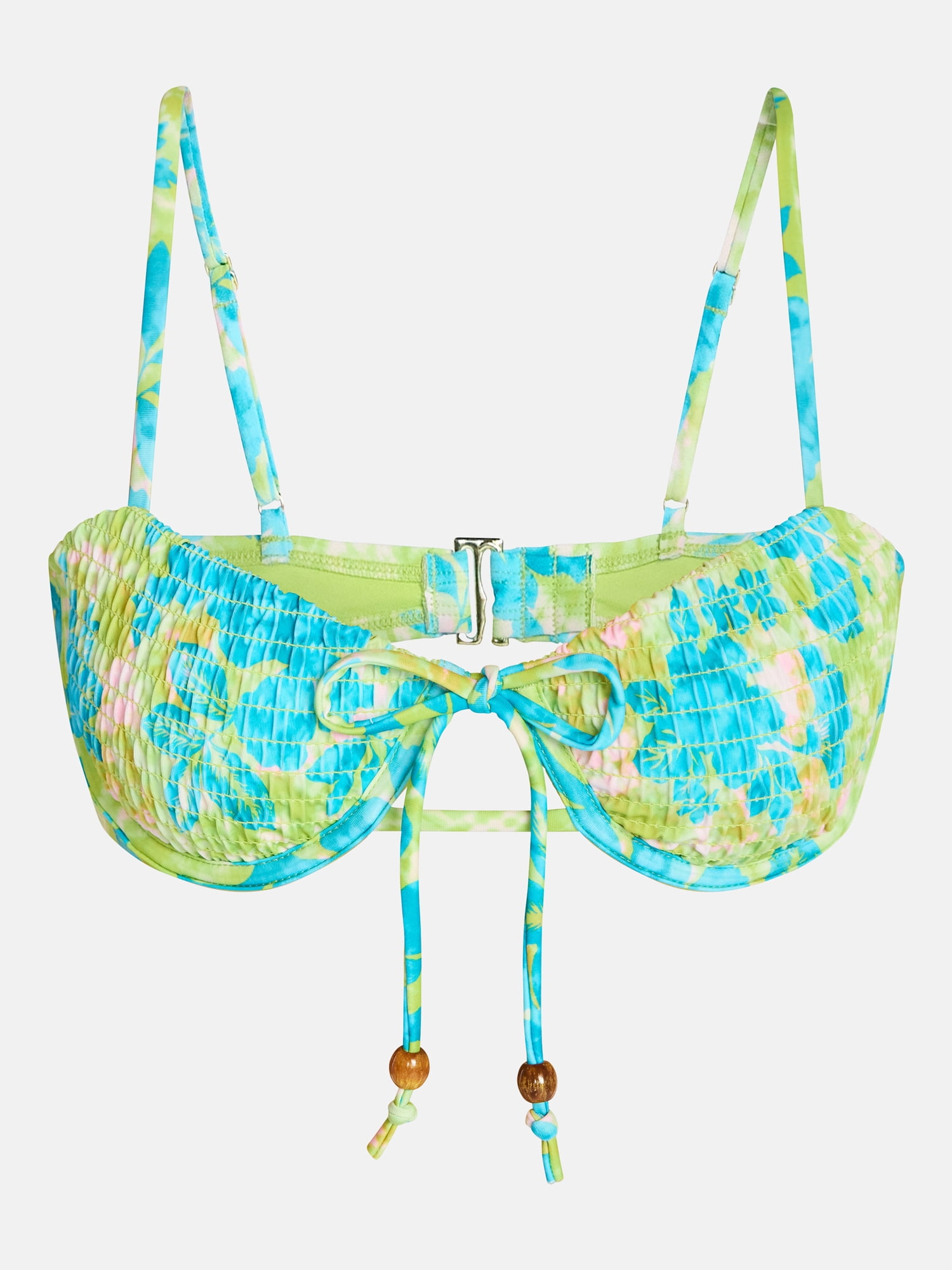 No Boundaries Womens Balconette Underwire Bikini Top, Sizes XXS-XXL