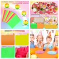 thumbnail image 1 of Baweave 12 Pack Plastic Table Cloth Disposable Assorted Neon Colorful Tablecloth Rectangle Bulk Solid Color Table Cover Party Supplies Birthday Wedding Picnic Home Decorations 54 X 72 Inc, 1 of 5