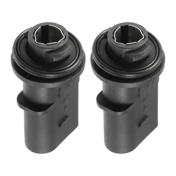 2 Pcs Front Indicator Turn Signal Light Lamp Bulb Holder 8N0953053 for VW Alltrack 2017 Plastic Black