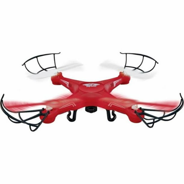 Drones-GPX DR107R Micro Quadcoptor Sky Rider - Rouge