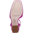 thumbnail image 5 of Jessica Simpson Deirae Black Ankle Strap Block Heel Almond Toe Fashion Pumps (Black, 9.5), 5 of 6