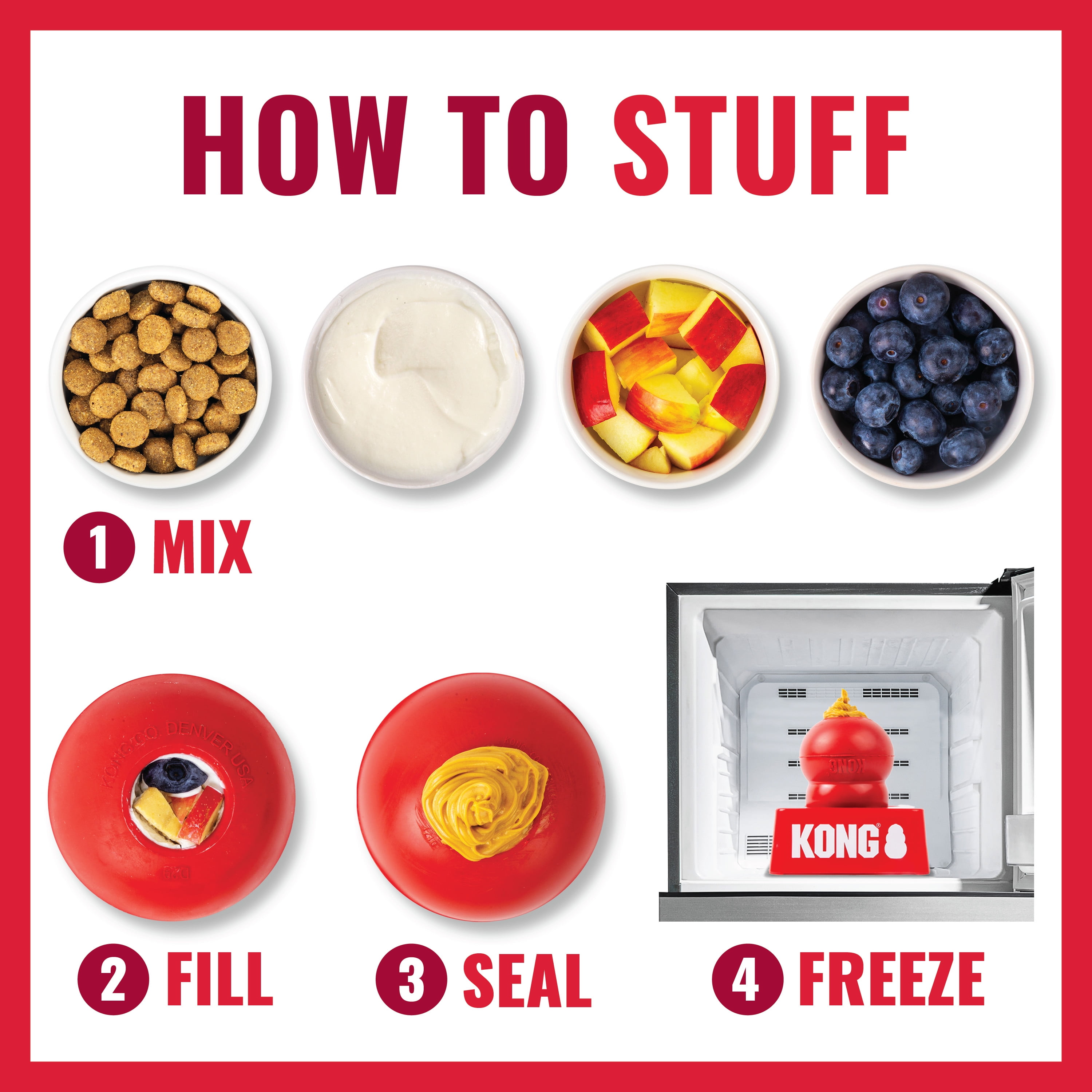 Dog Toys Stuffing Recipes Best Treats To Put In Kong Toys KONG
