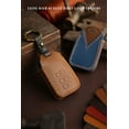 thumbnail image 3 of Car Key Fob Cover Case Protector For Toyota Yaris Vios Car Key Case Fob Cover Genuine Leather, 3 of 24