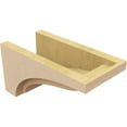 thumbnail image 5 of 6"W x 12"D x 6"H Wide Helena Rough Cedar Woodgrain TimberThane Corbel, Primed Tan, 5 of 6