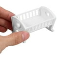 thumbnail image 6 of Doll House Mini Furniture Bedroom Crib Dolls Toys White, 6 of 8
