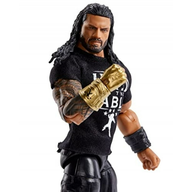Action Figure WWE Elite Collection – T-Bar, Alta 15 Cm, Con Accessori E Articolazioni Deluxe, Mattel - 5