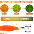 thumbnail image 3 of Gel de sílice indicador naranja Voisen Desecant Beads, 2 kg, 3 of 7