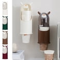 thumbnail image 1 of Vacemry 3Pcs Disposable Cup Dispenser Wall Mounted, Cute Deer-Shaped Paper Cup Holder with Waterproof Plastic, Kitchen Office Bathroom Balcony Shelf Storage Rack, 1 of 9