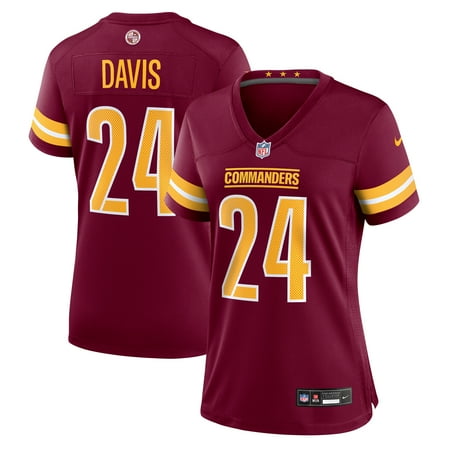 Women's Nike Michael Davis Burgundy Washington Commanders Game Jersey