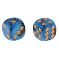 thumbnail image 4 of Surtido colorido de dados de seis caras de 16 mm: ideal para juegos de mesa y matemáticas Azul oscuro, 4 of 8