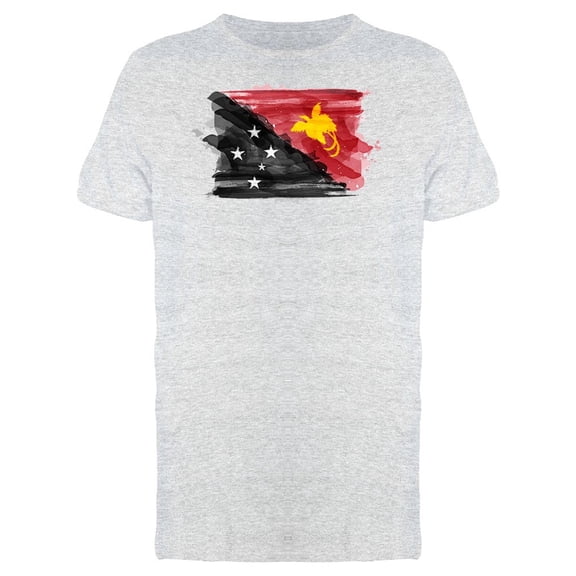 Brush Painting Papua New Guinea Tee Men's -Image by Shutterstock