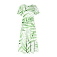 thumbnail image 5 of IROINNID Summer Dresses for Women 2024, Women Wedding Guest Maxi Dresses with Short Sleeve and Round Neck Printed Summer Casual Outfits Dress, 5 of 5