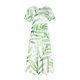 thumbnail image 3 of Vestido de Manga Corta para Mujeres Vestido de Verano de Cuello Redondo Impreso, Poliéster de Tamaño Verdadero Diario Y Vestido de Fiesta, 3 of 5