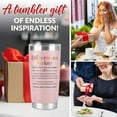 thumbnail image 2 of Difference Maker Gifts For Women - Christmas Birthday Thank You Gifts For Boss Leader Employee - Appreciation Gifts For Coworkers Teachers Nurse - 20 Oz Pink Coffee Cup Tumbler for Women, 2 of 6