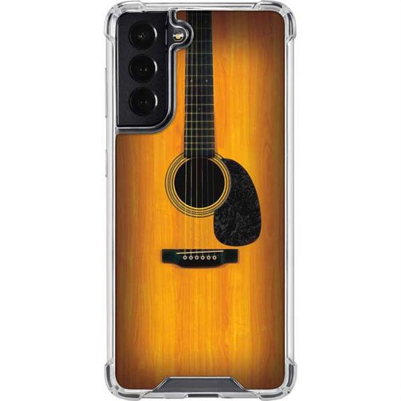 Skinit Music Wood Guitar Galaxy S22 Clear Case