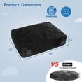thumbnail image 3 of Costway 48" x 36" Crash Pad Sensory Mat with Foam Blocks and Washable Velvet Cover Black, 3 of 6