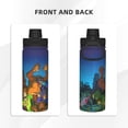thumbnail image 3 of Saiise Scooby-Doo Print Insulated Water Bottle with Straw,Sports & Travel Water Bottle 18oz Double Walled Stainless Steel,Reusable Thermal Water Bottle, 3 of 8