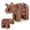 Elephant, variant on Ayieyill 2pcs Reindeer Christmas Decoration Resin Reindeer Decor for Christmas Table Decor Christmas Figurines