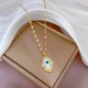 thumbnail image 4 of Collar con colgante de mal de ojo para mujer, gargantilla de acero inoxidable de Color dorado, joyería de boda y Navidad, regalo BFF, 4 of 4