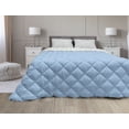 thumbnail image 1 of Winter Down Alternative Comforter, Ornamental Crystals of Ice Freezing Weather in January Cold Abstract, Microfiber Quilt for All Season, 5 Sizes, Grey Grey White, by Ambesonne, 1 of 3