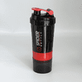 thumbnail image 1 of 3 Layers Shaker Protein Bottle Powder Shake Cup Large Capacity Water Bottle Mixing Cup Body Building Exercise Mixing Bottle, 1 of 6