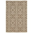 thumbnail image 2 of HomeRoots 574683 7 x 10 ft. Oriental Rectangle Area Rug, Rust & Beige, 2 of 5