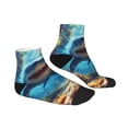 thumbnail image 6 of Salouo Colorful Underwater Shark Pattern Unisex Middle Tube Socks,Middle-Finger Knee High Socks Over The Calf Tube Stocking Crew Stockings for Women and Men Tube Socks, 6 of 8