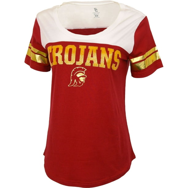 USC Authentic Apparel Women's USC Trojans Cardinal Candice TShirt