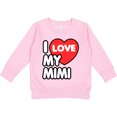thumbnail image 2 of Inktastic I Love My Mimi Toddler Sweatshirt, 2 of 4