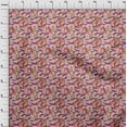 thumbnail image 4 of oneOone Polyester Spandex Light Pink Fabric Tropical Fabric For Sewing Printed Craft Fabric By The Yard 56 Inch Wide, 4 of 5