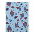 thumbnail image 5 of Warner Bros. Superman Blue, Purple, Red, Multi-Color Toddler Nap Mat, Polyester, 5 of 5