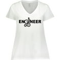 thumbnail image 3 of Inktastic Engineer Women's Plus Size V-Neck T-Shirt, 3 of 5