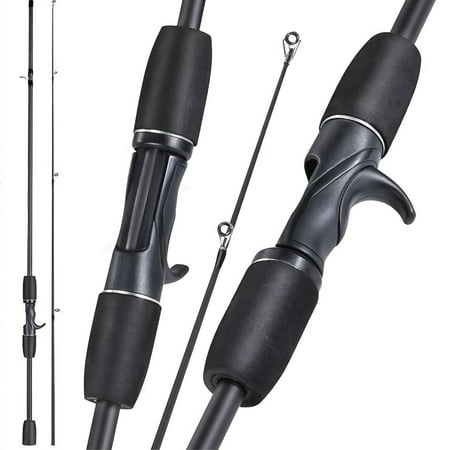 180cm/70.86inch-Black Carbon Fiber Fishing Rod-Spinning-Medium-fast Speed Lightweight Design-universal Rod Universal in Multiple Waters