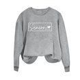 thumbnail image 5 of Olyvenn Senior Class of 2026 Graduation Sweatshirt for Women Oversized Crewneck Long Sleeve Shirt Pullover Teen Giel Clothes Gray S, 5 of 5