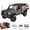 black, variant on Anmyjuly MN82S 1/12 Scale Toyota RC Rock Crawler Truck - 2.4GHz 4WD, 2-Speed, Off-Road with 3 Upgraded 1200mAh Batteries & Gift