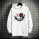 thumbnail image 4 of Sudadera con capucha para mujer, estampada, cuello redondo, manga larga, sudadera con capucha, camiseta, blusa, blusa de poliéster para hombre, 4 of 5