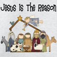 thumbnail image 3 of CafePress - Jesus Is The Reason Sweatshirt - Crew Neck Sweatshirt, 3 of 4