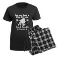 thumbnail image 5 of CafePress - Poodle Mommy Women's Dark Pajamas - Women's Short Sleeve Print T-Shirt and Pants Dark Cotton Pajama Set, 5 of 7