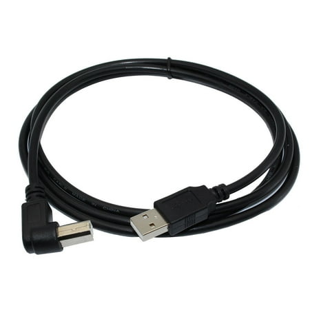EpicDealz Right Angle USB Cable for Dell 2250d/dn Mono Laser Printer (6 feet) -