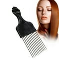 thumbnail image 5 of KAKOWELY Wide Tooth Comb 2Pcs Stainless Steel Wide Tooth Comb Hair Detangling Comb Male Rake Comb Hairdressing Comb6.5"X2.83"X0.39", 5 of 5