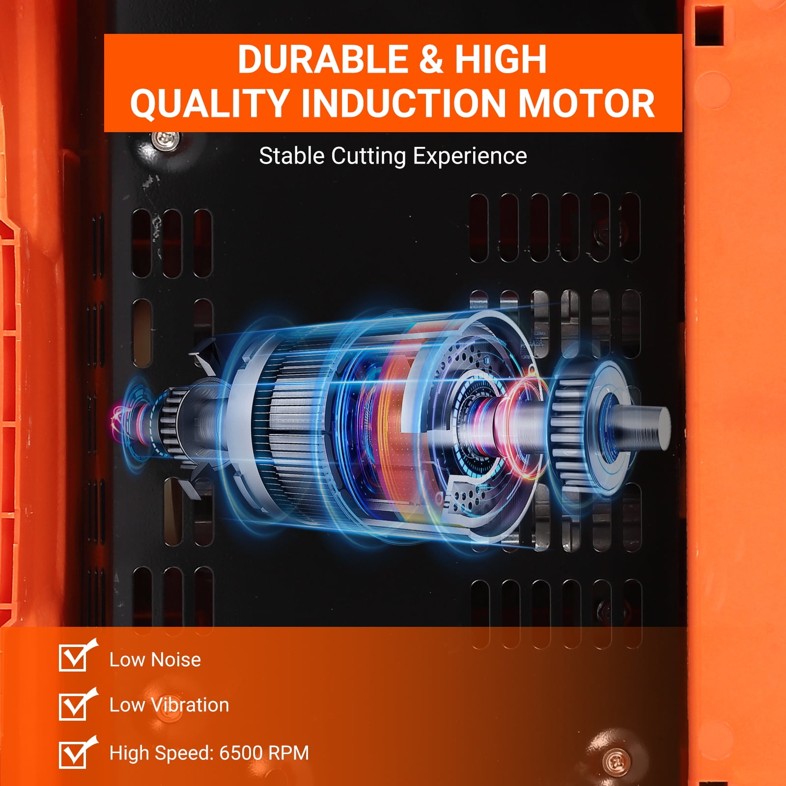 TEQIN 7-inch 65Mn Steel Blade, Wet Tile Saw, 3500 RPM Induction Motor, Electric Tile Cutter Wet Saw with Water Reservoir, 0-45 Degrees Miter Angle for Cutting Tiles and Stones