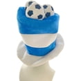 thumbnail image 5 of Jiibva Argentina Football Hat, National Flag High Cap Bowler Hats Football GameCelebration Party Halloween Headdress Sports Cap Fun Photo Prop Accessory, 5 of 7