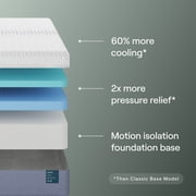 Nectar Premier 13” King Mattress (New Version) - Medium Firm - Contouring Memory Foam - Cooling Upgrade - 2” Pressure Relief Layer - Minimal Motion Transfer - & Forever