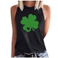 thumbnail image 2 of PNTUTB St. Patrick's Day Women's Fashion Print Casual Sleeveless Crew Neck Pullover Comfortable Tank Tops, 2 of 6