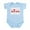 Sky Blue, variant on CafePress - Heart Belongs To Mom Mom Infant Bodysuit - Baby Light Bodysuit, Size Newborn - 24 Months