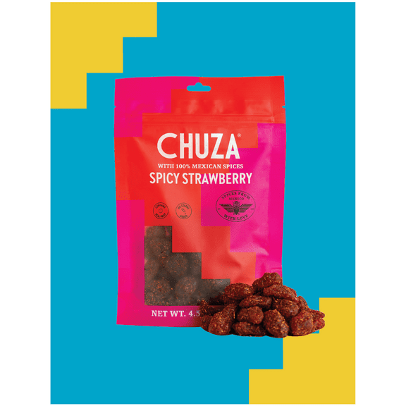 (Pack of 6), Chuza Spicy Dry Strawberry, 4.5oz