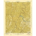 thumbnail image 2 of USGS 20x24 Gold Ornate Wood Framed with Double Matting Museum Art Print Titled - Cove Creek Gap North Carolina Quad - USGS 1935, 2 of 4