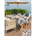 thumbnail image 5 of Outdoor Tablecloths with Umbrella Hole & Zipper, Spring Flowers Rectangle Tablecloth 52x70 Inch, Farmhouse Botanical Seasonal Floral Herbs Waterproof Table Cloth, Patio/Pool/Picnic Table Covers, 5 of 8