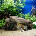 thumbnail image 4 of Shisuyan Turtle Resin Model Turtle Cage Snake Habitat House Climbing Platform Turtle Cave, 4 of 9